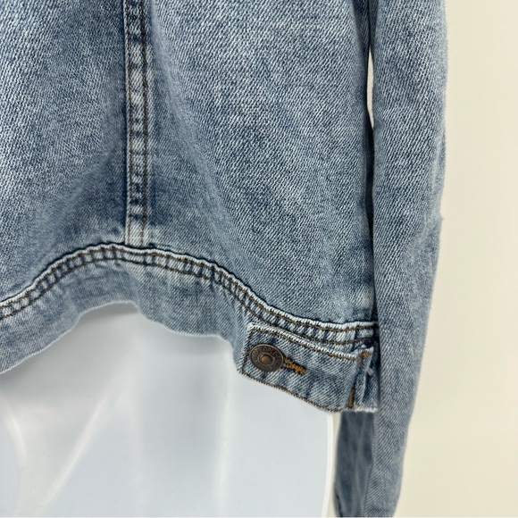 Free People | Rumors Denim Jacket in Light Indigo Blue | Large - Picture 12 of 16